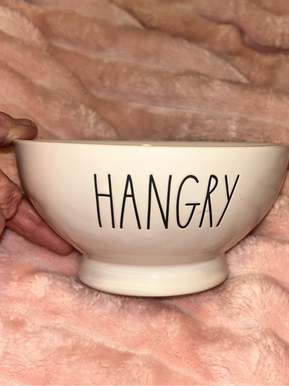 Rae Dunn “Hangry” Cereal Noodles Bowl Artisan Collection by Magenta - Candy Dish